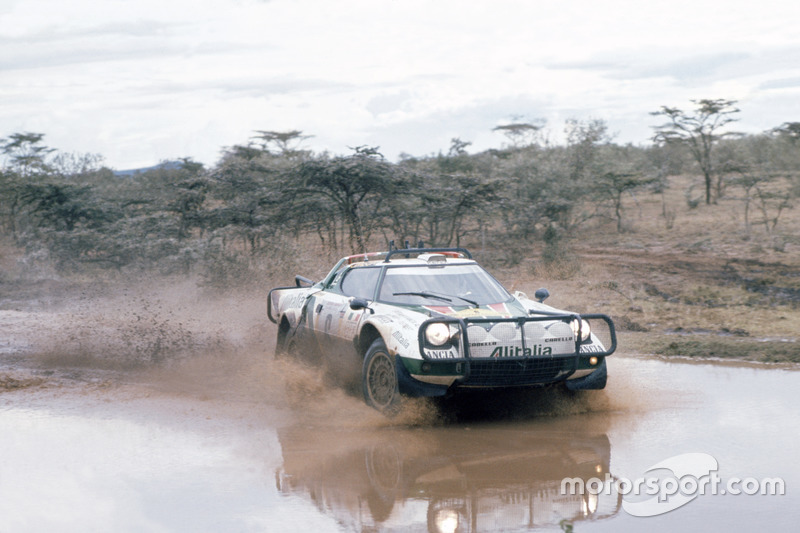 Bjorn Waldegaard, Hans Thorszelius, Lancia Stratos, Rallye Safari