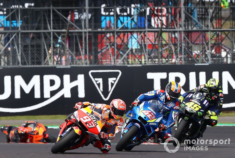 Marc Marquez, équipe Repsol Honda, Alex Rins, équipe Suzuki MotoGP