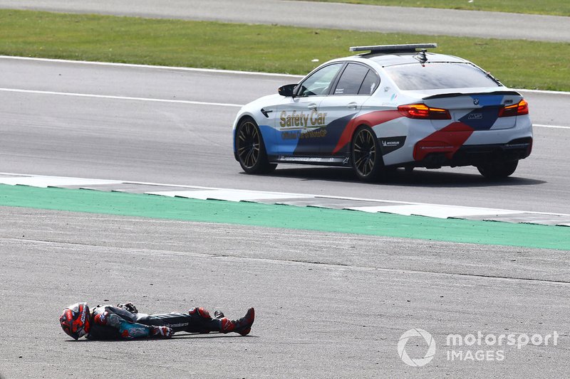 Fabio Quartararo, le crash du Petronas Yamaha SRT