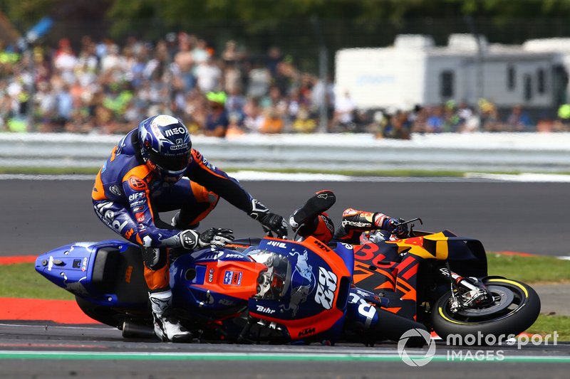 Johann Zarco, le Red Bull KTM Factory Racing et Oliviera