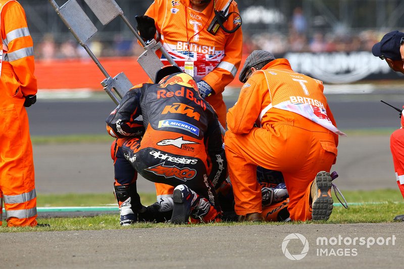Johann Zarco, Miguel Bull, Red Bull KTM Factory Racing, et Red Bull KTM Tech 3 après laccident