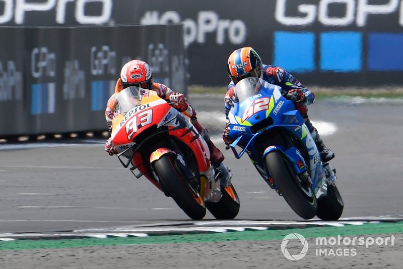 Alex Rins, équipe Suzuki MotoGP, Marc Marquez, équipe Repsol Honda
