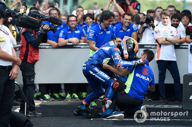Alex Rins, vainqueur de la course, Team Suzuki MotoGP