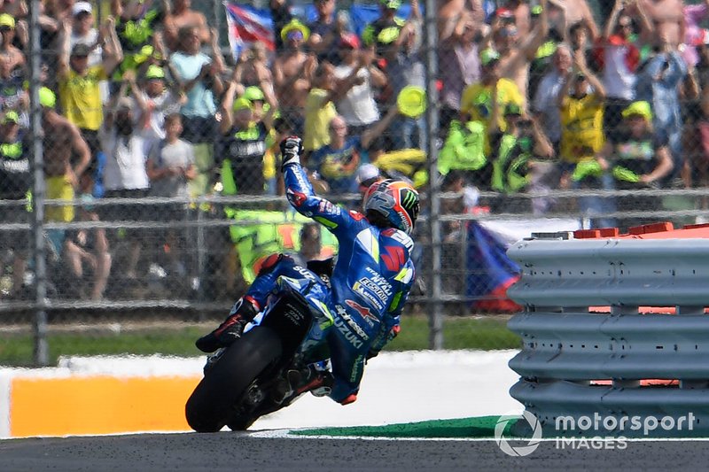 Alex Rins, vainqueur de la course, Team Suzuki MotoGP
