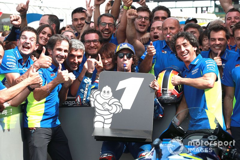 Alex Rins, vainqueur de la course, Team Suzuki MotoGP