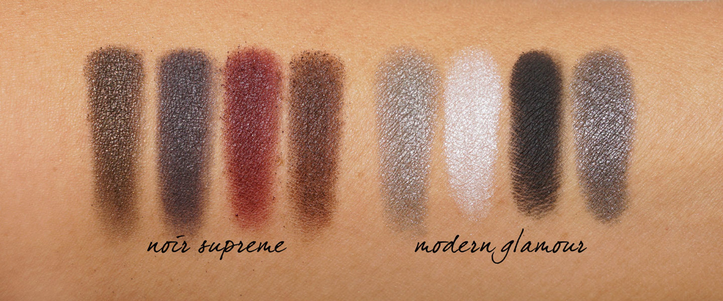 Échantillons Chanel Noir Supreme et Modern Glamour Eyeshadows