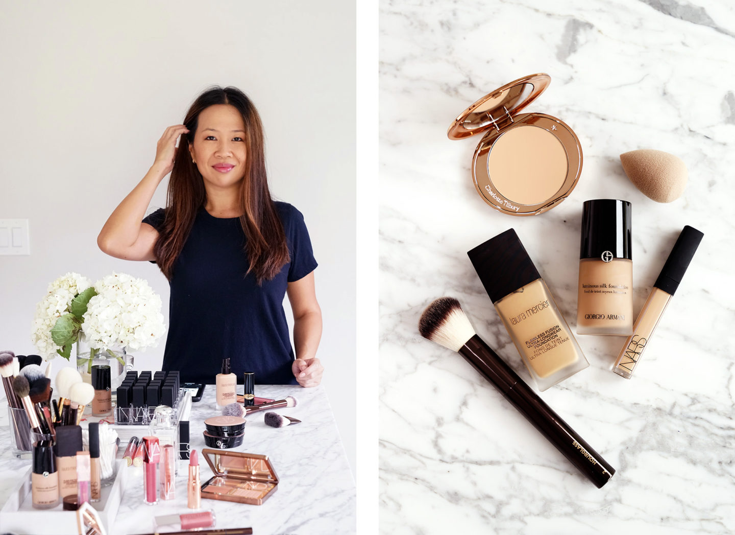 Meilleures fondations et poudres de maquillage