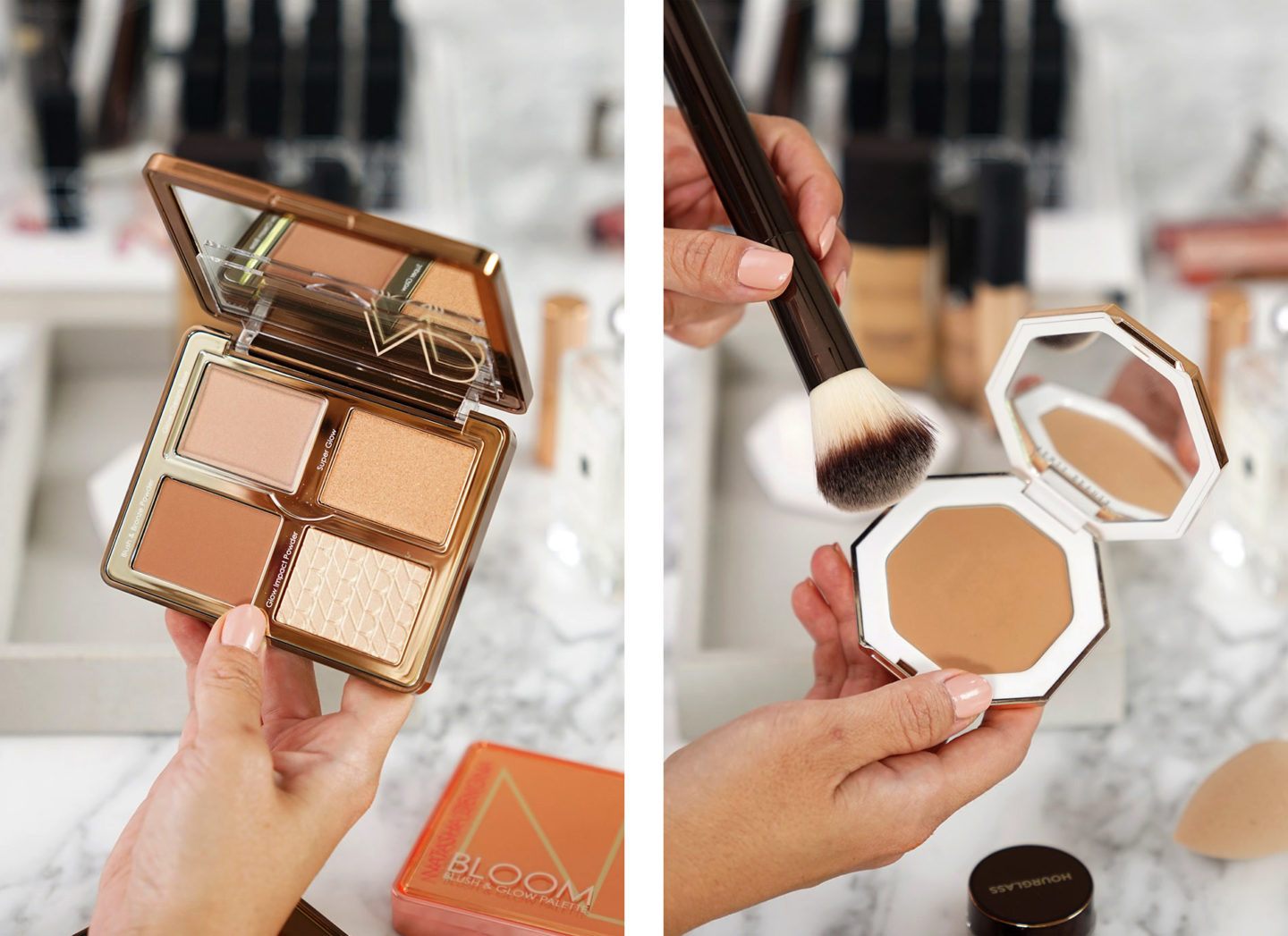 Natasha Denona Tan et Bronze Glow + Fenty Bronzer