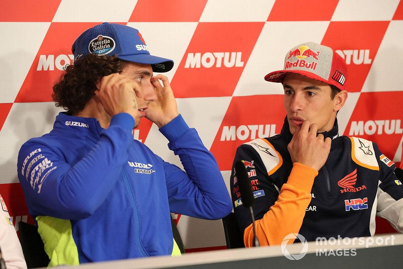 Alex Rins, équipe Suzuki MotoGP, Marc Marquez, équipe Repsol Honda