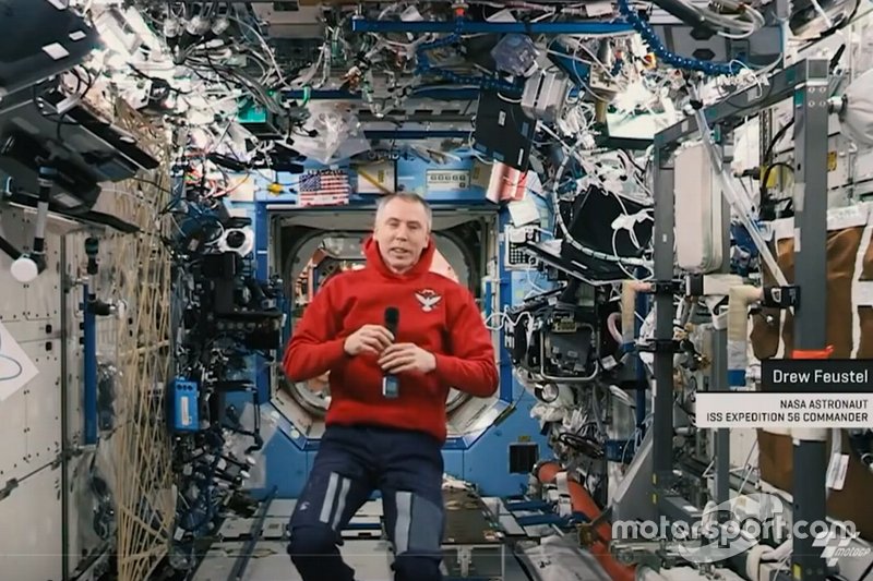Drew Feustel, astronaute de la NASA dans la Station spatiale internationale