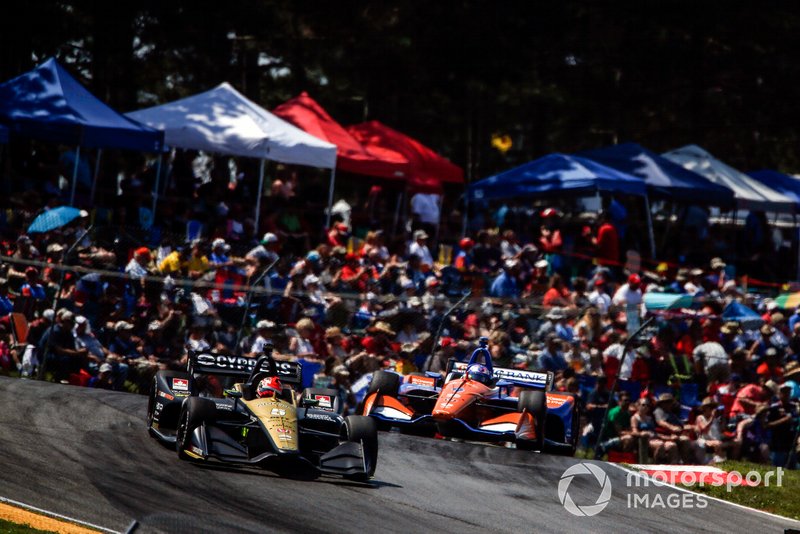 Mid-Ohio na pas fait preuve de prudence, mais après lassaut au premier tour dune voiture concurrente, le but dArrow SPM de mettre Hinchcliffe en état de propreté était de lui donner la chance de réaliser le meilleur tour en course. Il a réussi. 
