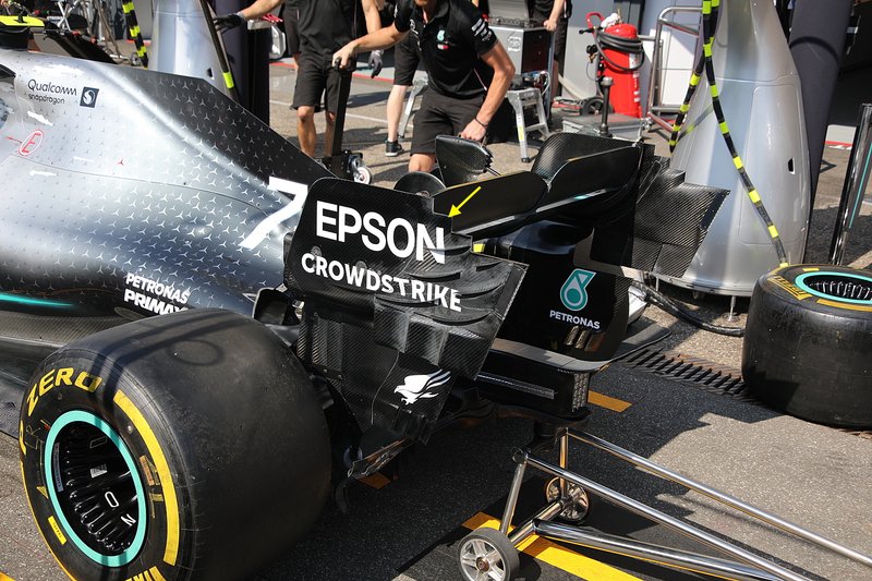 Détail technique Mercedes AMG F1 W10