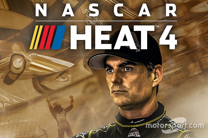 Jeff Gordon présenté sur la couverture de NASCAR Heat 4 Gold Edition