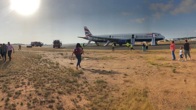 Le vol BA a quitté Heathrow pour Valence