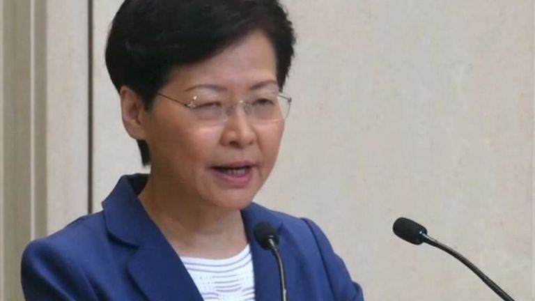 Carrie Lam insiste sur le fait qu'elle a répondu à la question