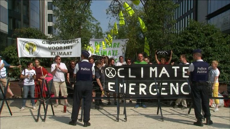 La protestation contre le changement climatique monte aux États-Unis