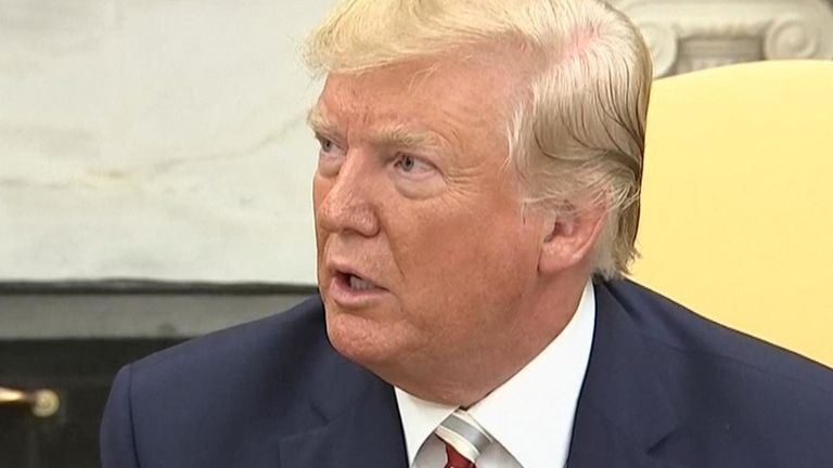 Donald Trump pense que Boris Johnson est "l'homme idéal pour le poste" & # 39; de faire face au Brexit