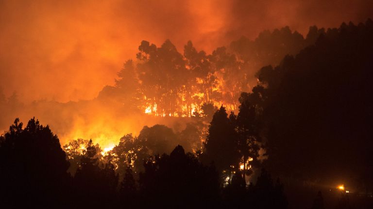 Des milliers de personnes ont été évacuées dans les environs de Valleseco 