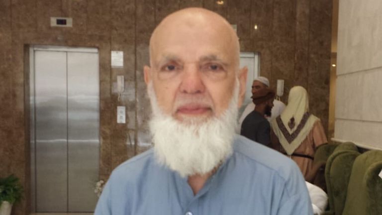 Mohammed Asim, 75 ans, de Tooting en est à son cinquième pèlerinage