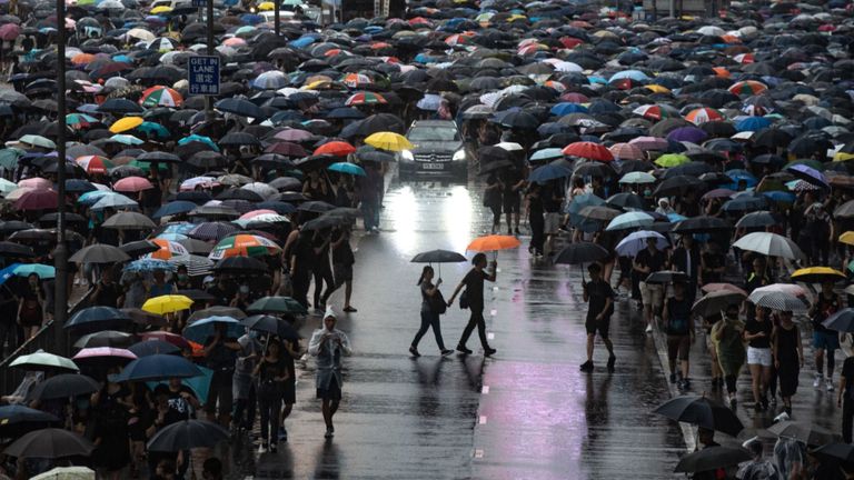 Manifestation de Hong Kong