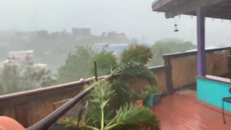 L'ouragan Dorian frappe les îles Vierges américaines