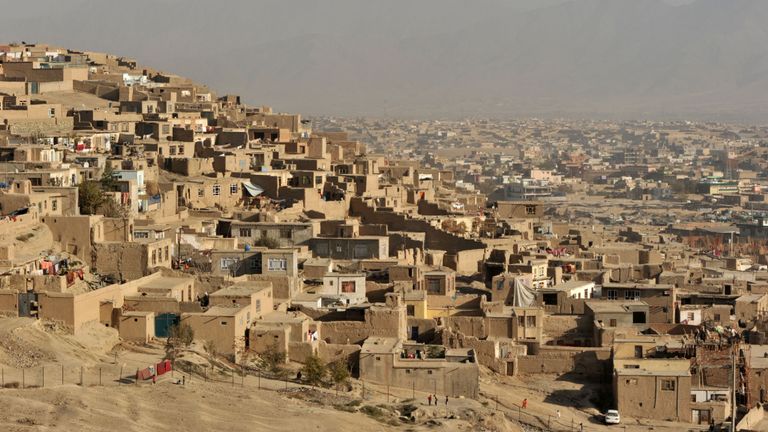Une vue de la capitale afghane, Kaboul