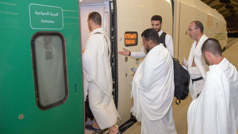 La nouvelle ligne de chemin de fer à grande vitesse reliant La Mecque à Médine aidera les pèlerins à atteindre leur destination