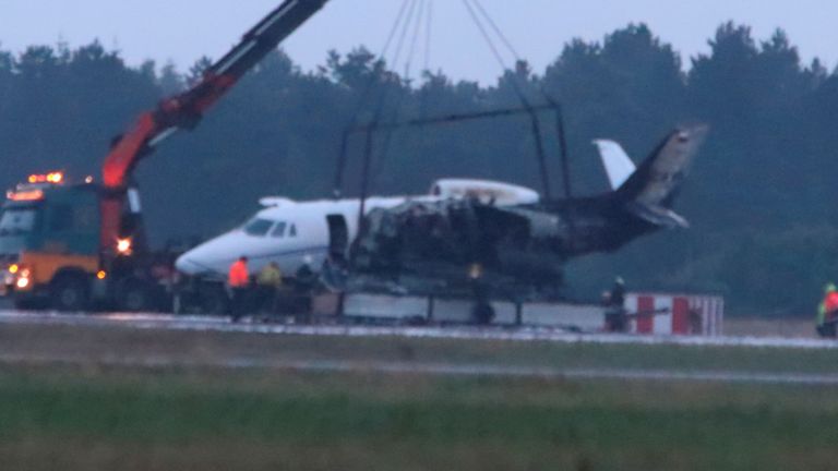 Accident d'avion au Danemark