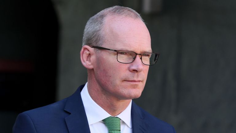 Le Premier ministre adjoint et ministre des Affaires étrangères d'Irlande, Simon Coveney