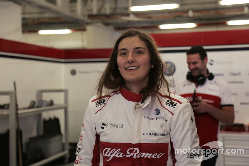 Tatiana Calderon, Pilote de test Sauber C37