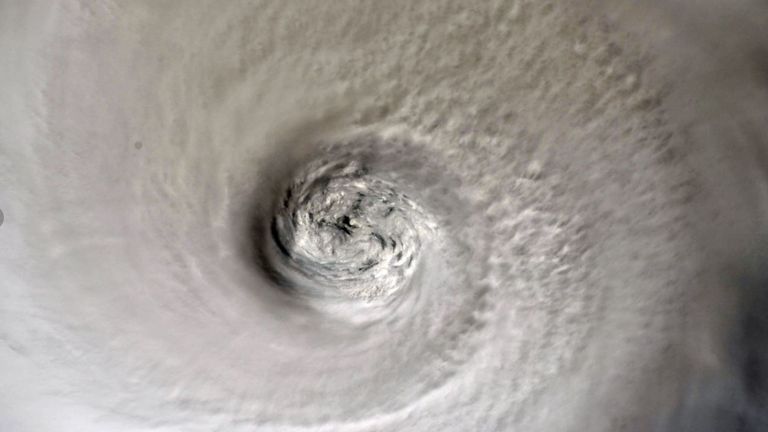 Ouragan Dorian vu de la Station spatiale internationale. Pic: ISS