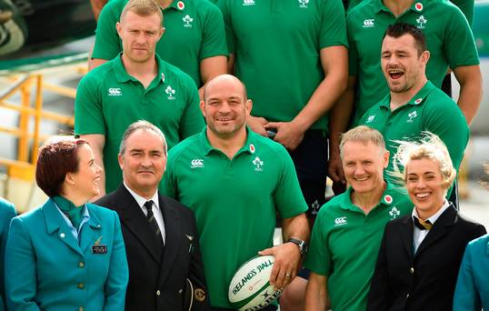 Et c'est parti … L'équipe d'Irlande de la Coupe du Monde de Rugby part pour le Japon