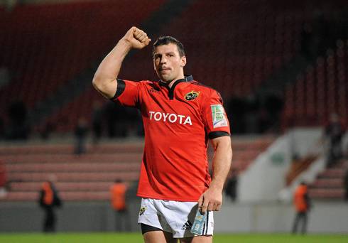 La légende de Munster, Denis Leamy, prête à jouer dans l'académie de Leinster