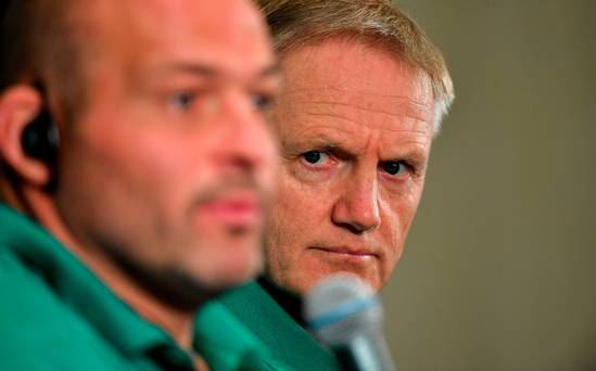 Joe Schmidt encourage Andrew Conway et Jordan Larmour à se mettre au travail avec leur "enthousiasme contagieux"