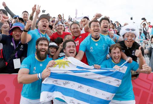 Sixième round de la Coupe du Monde de Rugby: l'Uruguay, un tueur géant, l'Irlande en congé et les Wallabies punis