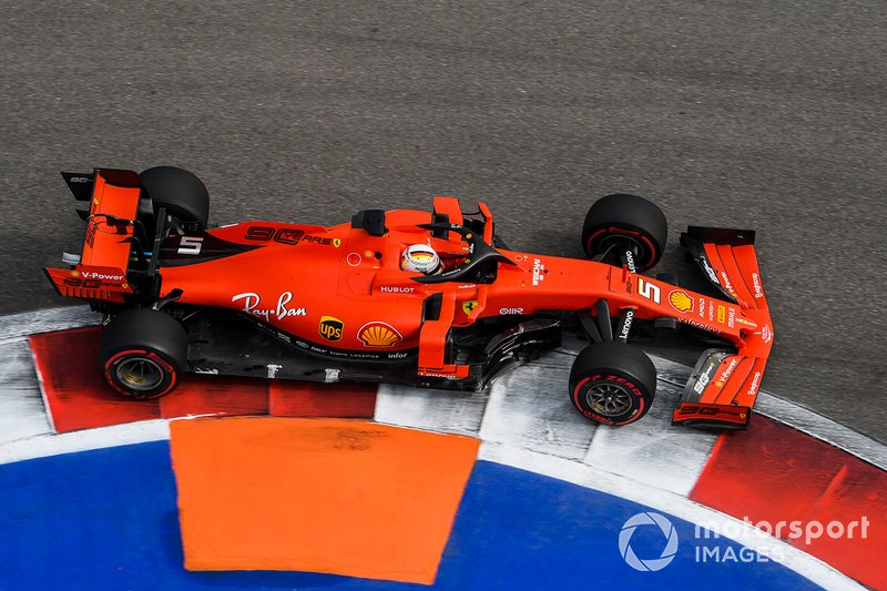 3: Sebastian Vettel, Ferrari SF90, 132.053