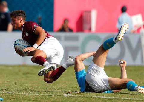 La Géorgie offensive après la confortable victoire de la poule D face à l'Uruguay