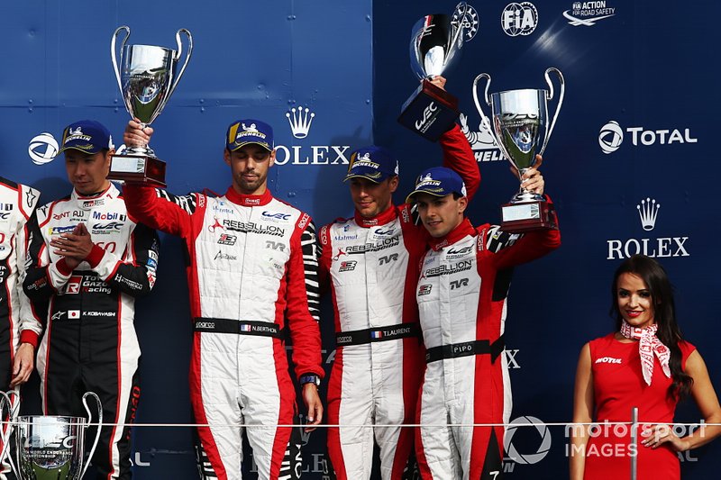 # 3 Rebellion Racing Rébellion R-13 - Gibson: Nathanaël Berthon, Pipo Derani, Loic Duval 