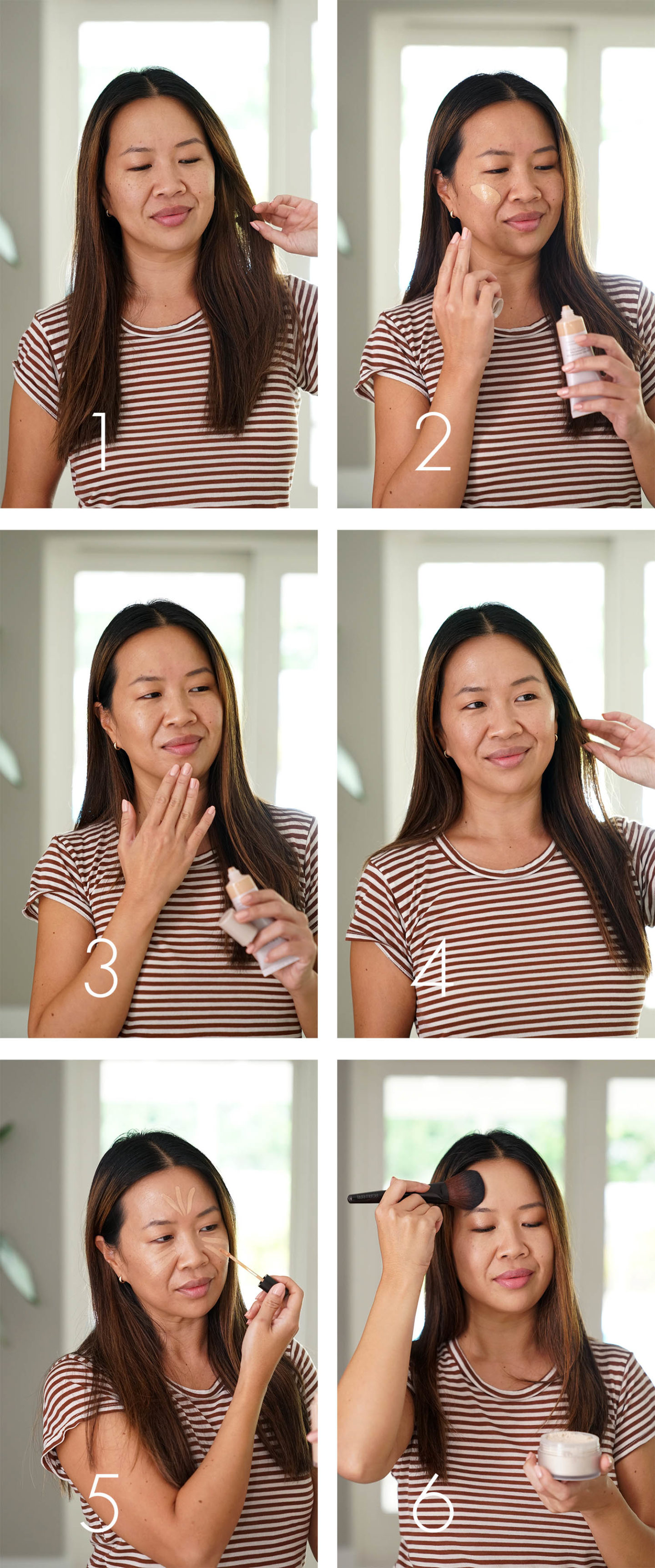 Laura Mercier Hydratant Teinté Illuminant NOUVELLE formule Application Warm Radiance