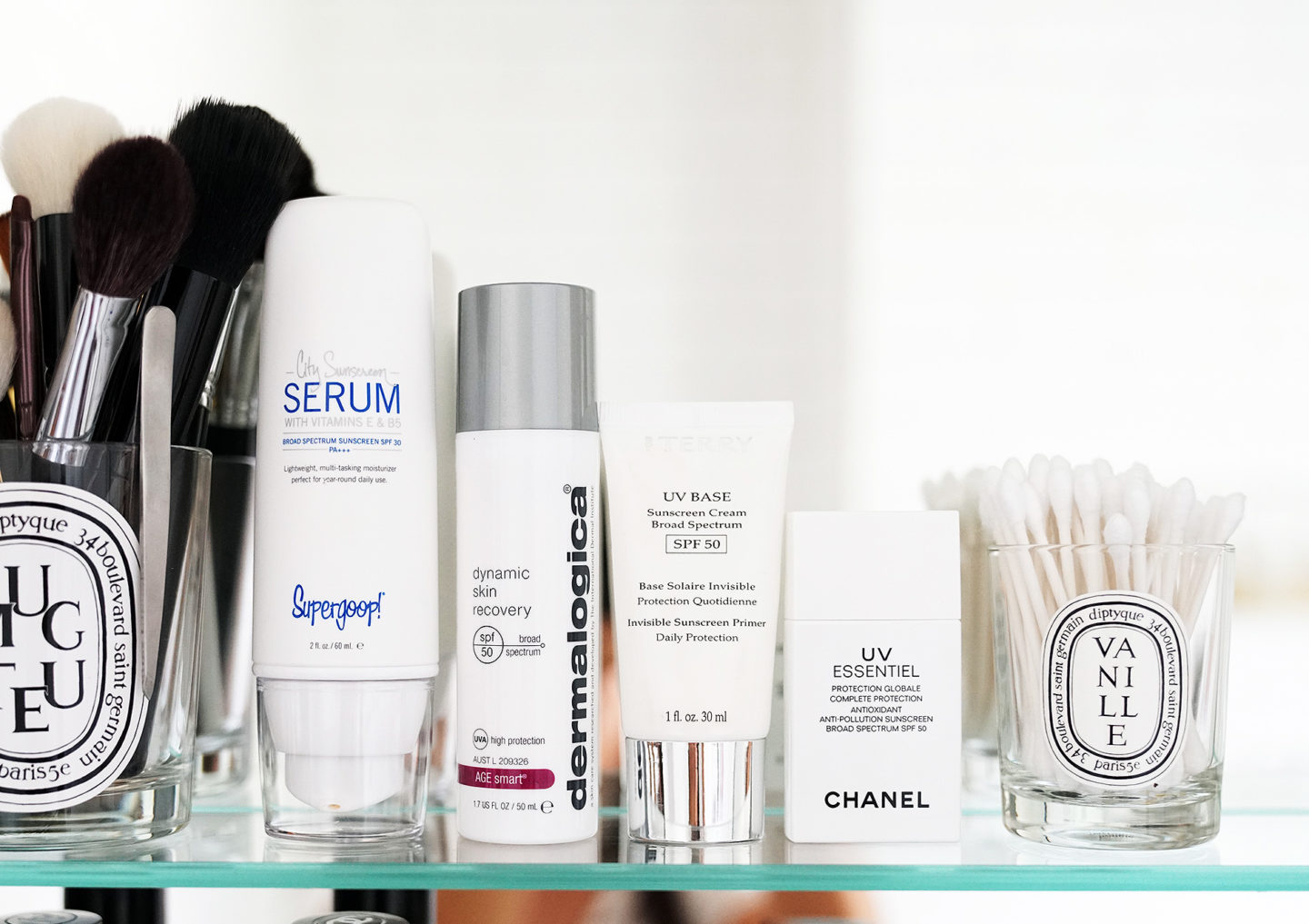 Écrans solaires pour peaux sensibles Supergoop, Dermalogica, de Terry, Chanel