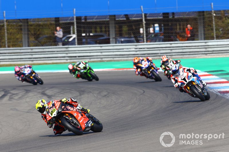 Alvaro Bautista, équipe Aruba.it Racing-Ducati, Markus Reiterberger, équipe BMW Motorrad WorldSBK