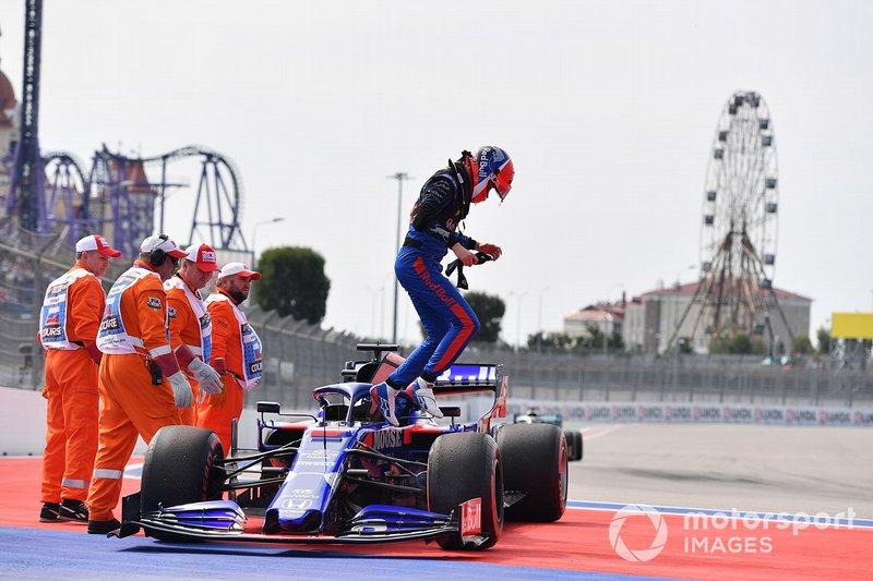 Daniil Kvyat, Toro Rosso, sarrête en FP1
