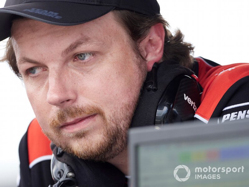 Gavin Ward, lingénieur de course de Josef Newgarden.