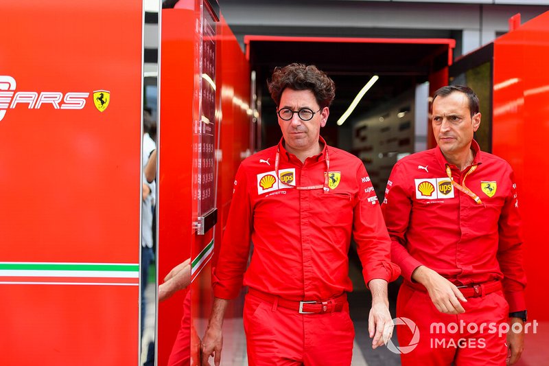 Mattia Binotto, directeur de léquipe Ferrari