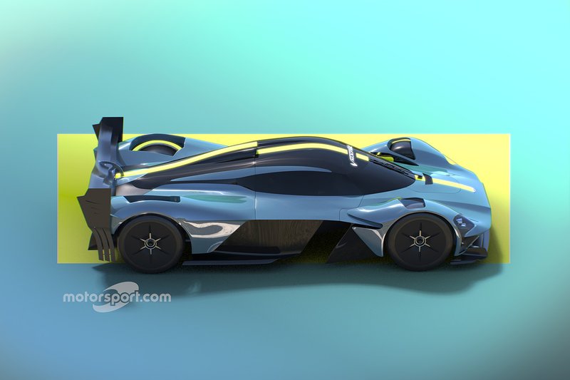 Motorsport Network rendu Aston Martin Valkyrie hypercar