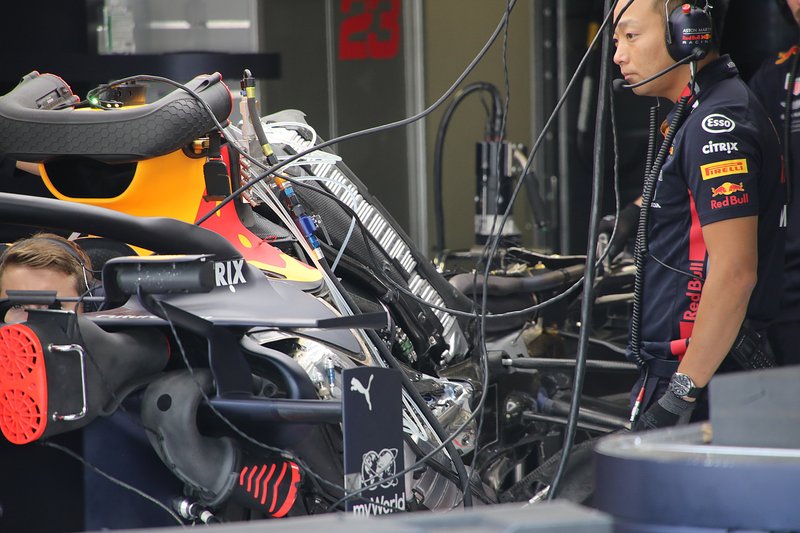 Détail arrière du Red Bull Racing RB15