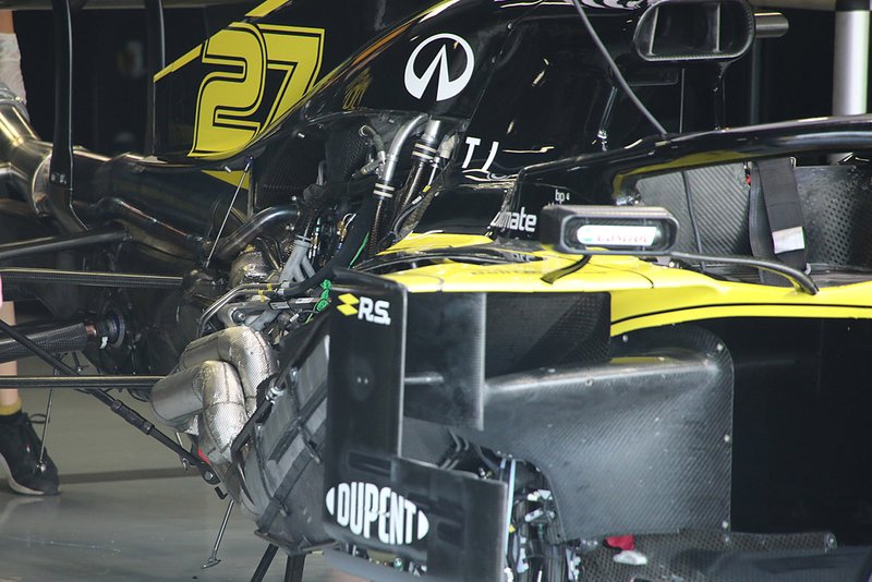 Détail arrière Renault F1 Team R.S.19