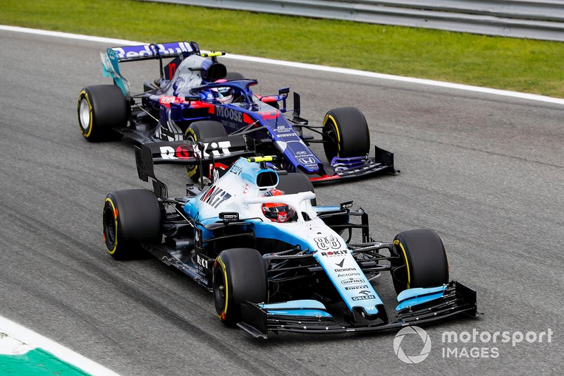 Robert Kubica, Williams FW42 et Pierre Gasly, bataille de Toro Rosso STR14