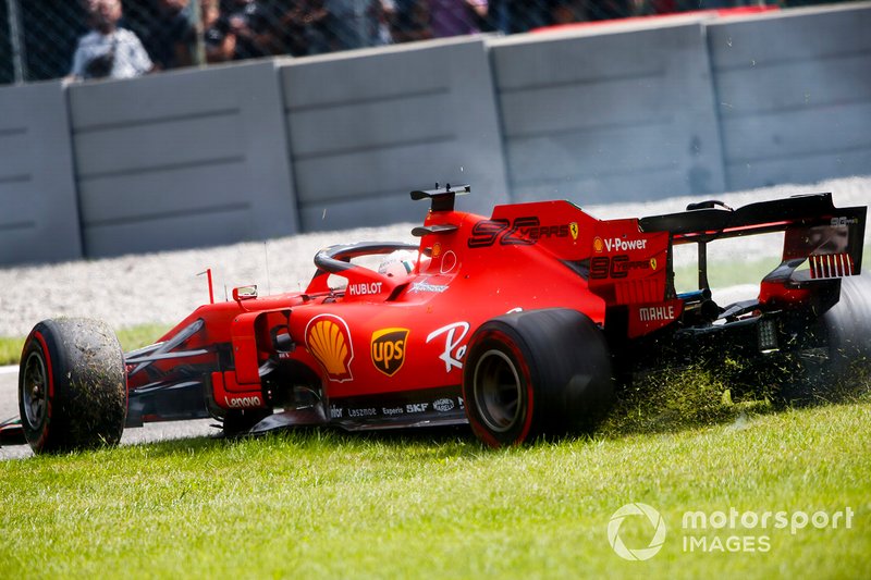 Sebastian Vettel, Ferrari SF90 tourne 
