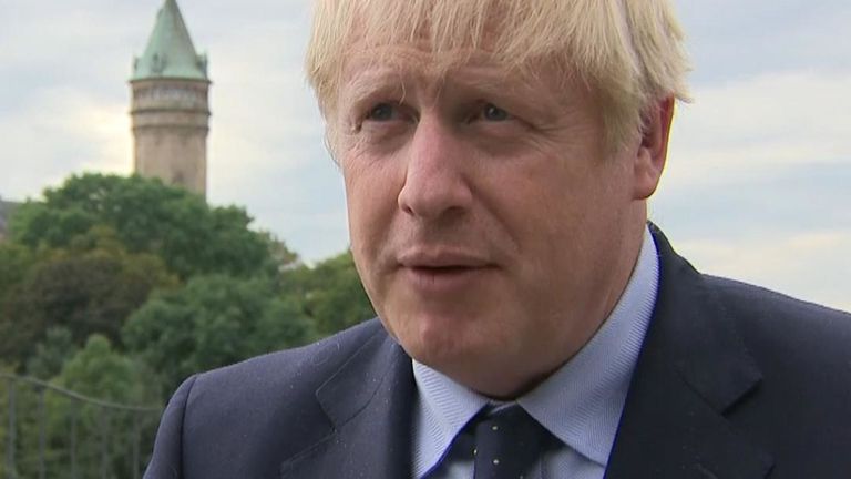 Boris Johnson était absent de la conférence de presse conjointe avec le Premier ministre luxembourgeois